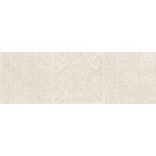 Алабама Плитка настенная бежевая узор 60017 20х60 матовая