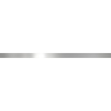 Бордюр метал. серебро глянцевое 2,9х60