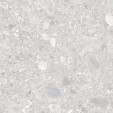 Чеппо Бланко ПРО Керамогранит светло-серый 60х60 матовый структурный R12/B Бархат
