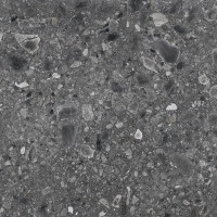 Чеппо Неро ПРО Керамогранит графитовый 60х60 матовый структурный R12/B Бархат