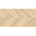 Вуд Роял Алмонд Шеврон Керамогранит бежевый 60х120 матовый карвинг