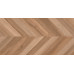 Вуд Канариум Шеврон М Керамогранит тёмно-бежевый 60х120 матовый карвинг