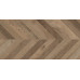 Вуд Люкс Уолнат Шеврон М Керамогранит коричневый 60х120 матовый карвинг
