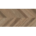 Вуд Люкс Уолнат Шеврон М Керамогранит коричневый 60х120 матовый карвинг