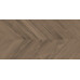 Вуд Латина Браун Шеврон Керамогранит коричневый 60х120 матовый карвинг