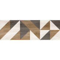 Авеню Плитка настенная бежевая узор 60140 20х60 матовая