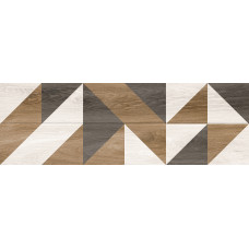 Авеню Плитка настенная бежевая узор 60140 20х60 матовая