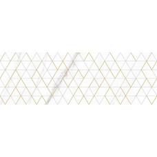 Камелот Такт Декор белый OS\B154\60125 20х60 глянцевый