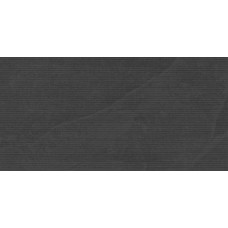 Бэдрок Шэдоу ПРО Деко Лайнс Керамогранит графитовый 60х120 матовый микроструктурный R10/A Бархат КР